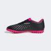 imageadidas Unisex Accuracy4 Turf Flexible Ground Soccer ShoeBlackWhiteTeam Shock Pink