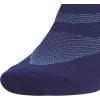 imageadidas Unisex Superlite Performance Tabbed No Show Running Socks with achilles protection 2PairDark BlueLucid Lemon YellowWhite