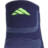 imageadidas Unisex Superlite Performance Tabbed No Show Running Socks with achilles protection 2PairDark BlueLucid Lemon YellowWhite
