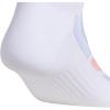 imageadidas Unisex Superlite Performance Tabbed No Show Running Socks with achilles protection 2PairWhiteBlue DawnCoral Fusion Pink