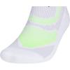 imageadidas Unisex Superlite Performance Tabbed No Show Running Socks with achilles protection 2PairWhiteGreen SparkBliss Lilac Purple