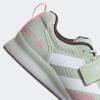imageadidas UnisexAdult Adipower Weightlifting 3 Shoes Cross TrainerLinen GreenCloud WhiteBeam Pink