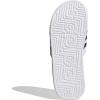 imageadidas UnisexAdult Adissage Slides SandalWhiteCore BlackWhite
