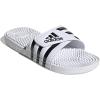 imageadidas UnisexAdult Adissage Slides SandalWhiteCore BlackWhite