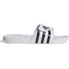 imageadidas UnisexAdult Adissage Slides SandalWhiteCore BlackWhite