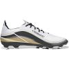 imageadidas UnisexAdult Gamemode Syn Firm Ground Soccer ShoeWhiteGold MetallicBlack
