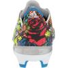 imageadidas UnisexAdult Gamemode Syn Firm Ground Soccer ShoeWhiteSilver MetallicBright Blue