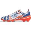 imageadidas UnisexAdult Gamemode Syn Firm Ground Soccer ShoeWhiteSilver MetallicSolar Red