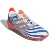 imageadidas UnisexAdult Gamemode Syn Firm Ground Soccer ShoeWhiteSilver MetallicSolar Red