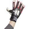 imageadidas UnisexAdult Tiro Pro Goalie GlovesBlackWhiteIron Metallic