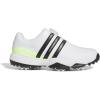 imageadidas UnisexChild Tour360 24 Boa Golf ShoesFootwear WhiteCore BlackGreen Spark