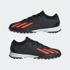 imageadidas UnisexChild X Speedportal3 Turf Soccer ShoesBlackSolar RedSolar Green