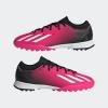 imageadidas UnisexChild X Speedportal3 Turf Soccer ShoesTeam Shock PinkZero MetallicBlack