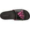 imageadidas Womens Adilette Comfort Slide SandalBlackLucid FuchsiaGold Metallic