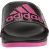 imageadidas Womens Adilette Comfort Slide SandalBlackLucid FuchsiaGold Metallic