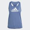 imageadidas Womens Aeroready Designed 2 Move Logo Sport Tank TopCrew BlueWhite