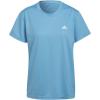 imageadidas Womens Aeroready Designed 2 Move Sport TeeApp Sky RushWhite