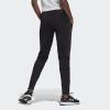 imageadidas Womens Aeroready Sereno Cut 3Stripes Slim Tapered Tracksuit BottomsBlackGreyWhite