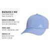 imageadidas Womens Backless Ponytail Hat Adjustable Fit Baseball CapBlue FusionGlow Blue