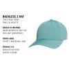 imageadidas Womens Backless Ponytail Hat Adjustable Fit Baseball CapPreloved Teal Green