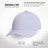 imageadidas Womens Backless Ponytail Hat Adjustable Fit Baseball CapViolet Tone Purple
