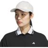 imageadidas Womens Backless Ponytail Hat Adjustable Fit Baseball CapWonder Alumina GreyWhite
