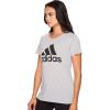 imageadidas Womens Badge of Sport Classic TeeMedium Grey HeatherBlack