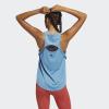 imageadidas Womens Badge of Sport Logo TankHazy BlueCrew NavyCrew Navy