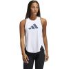 imageadidas Womens Badge of Sport Logo TankWhiteCrew RedCrew Navy