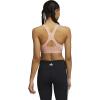 imageadidas Womens Believe This MediumSupport Workout Logo BraAmbient BlushOrbit Violet