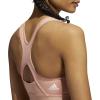 imageadidas Womens Believe This MediumSupport Workout Logo BraAmbient BlushOrbit Violet