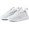 imageadidas Womens Cloudfoam Pure 20 Lace Up Sneakers Shoes Casual  WhiteDash GreyClear PinkFlash Orange