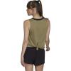 imageadidas Womens Club Knotted Tennis Tank TopOrbit GreenBlack