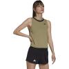 imageadidas Womens Club Knotted Tennis Tank TopOrbit GreenBlack