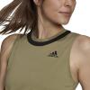 imageadidas Womens Club Knotted Tennis Tank TopOrbit GreenBlack
