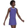 imageadidas Womens Club Knotted Tennis Tank TopPurpleWhite