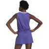 imageadidas Womens Club Knotted Tennis Tank TopPurpleWhite