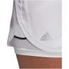 imageadidas Womens Club ShortsWhiteMatte SilverBlack