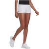 imageadidas Womens Club ShortsWhiteMatte SilverBlack