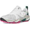 imageadidas Womens Codechaos Boa 25 Spikeless Golf Shoes SneakerFootwear WhiteSilver MetallicCollegiate Green