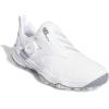 imageadidas Womens Codechaos Boa 25 Spikeless Golf Shoes SneakerFootwear WhiteSilver MetallicGrey Two