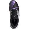 imageadidas Womens Courtjam Bounce Tennis ShoeBlackSilver MetallicGrey