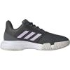imageadidas Womens Courtjam Bounce Tennis ShoeGreyPurple TintWhite