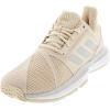 imageadidas Womens Courtjam Bounce Tennis ShoeLinenGreyWhite