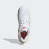 imageadidas Womens Courtjam Bounce Tennis ShoeWhiteSilver MetallicSolar Red