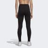 imageadidas Womens Designed 2 Move 3Stripes Highrise Long TightsBlackWhite