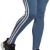 imageadidas Womens Designed 2 Move 3Stripes Highrise Long TightsTech InkWhite