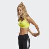 imageadidas Womens Dont Rest Alphaskin Padded BraAcid YellowBlack