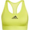 imageadidas Womens Dont Rest Alphaskin Padded BraAcid YellowBlack