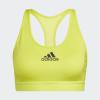 imageadidas Womens Dont Rest Alphaskin Padded BraAcid YellowBlack